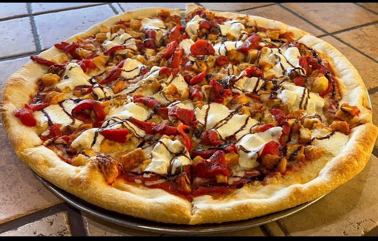 Classic Italian pizza at Luigi's Pizzeria